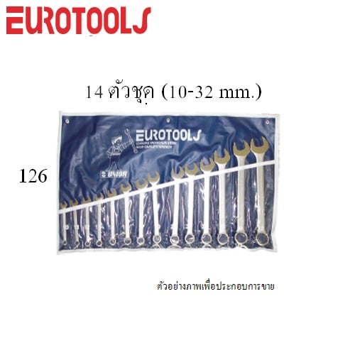 SKI - สกี จำหน่ายสินค้าหลากหลาย และคุณภาพดี | EUROTOOLS 126 แหวนข้างปากตาย 14 ตัวชุด 10-32mm